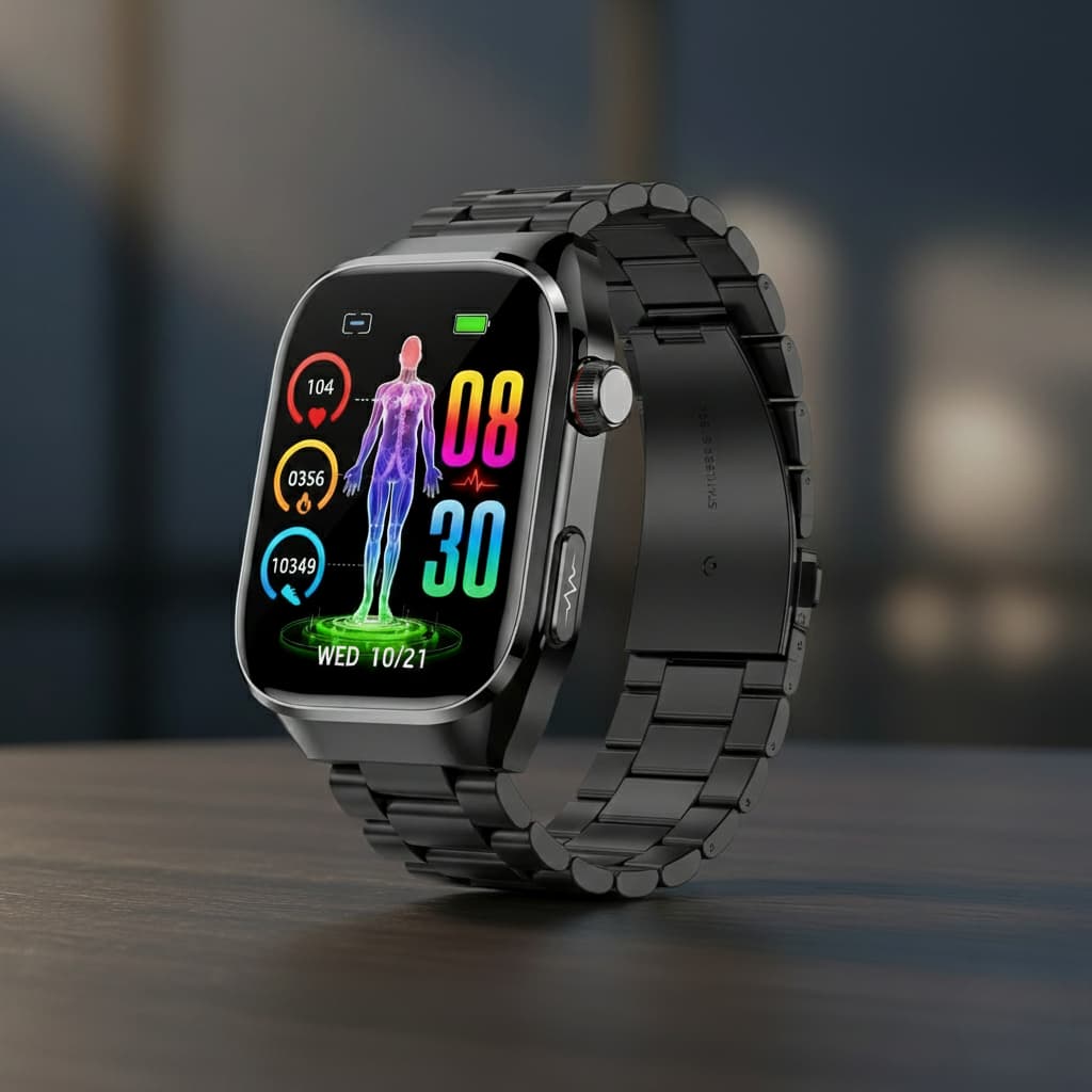 OXIBRAND™ AI Full Body Health Scan Smartwatch - Ultimate Edition